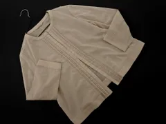 MACKINTOSH LONDON マッキントッシュロンドン ピンタック ブラウス シャツ ジャケット size38/ベージュ ◇■ レディース