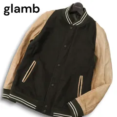 【美品】glamb グラム スタジャン メルトン×レザー レザージャケット glamb（スタジャン）のフリマアイテム一覧