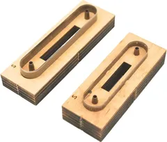 Nanarico レザークラフト ケーブルクリップ 型抜き DIY 抜き型 ドライヤー 充電ケーブル 収納 オリジナル コードクリップ オシャレ 2個セット