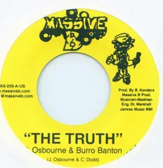 米7” Johnny Osbourne & Burro Banton The Truth / Truth An Rights MAS259 Massive B /00080