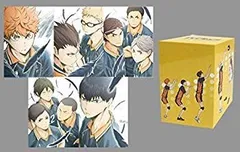 【中古】DVD　ハイキュー!!　烏野高校 VS 白鳥沢学園高校　初回生産 限定版 全5巻 セット (アニメイト 限定 全巻 収納BOX付き) z2zed1b