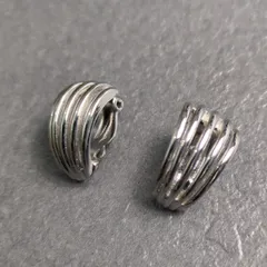 GIVENCHY ジバンシー イヤリング　シルバー　シェル　Vintage　ヴィンテージ