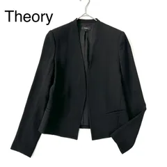 Theory 2024 TAILOR CREPE ノーカラージャケット 黒 2 Theory CLASSIC CREPE 定番 ノーカラージャケット 新品｜Yahoo