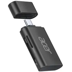 【特価商品】Acer USB-C SD カードリーダー SD 4.0 2-in-1 SD/SDXC/SDHC/Micro SD (TF)/Micro SDXC/Micro SDHC用 UHS-II対応 iPhone16、iPad Pro/Air、MacBook
