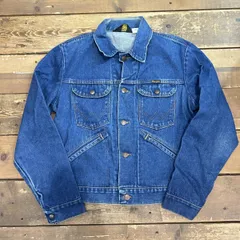 ③80s WRANGLER 74126NV 黒金三角タグ デニムJKT 42 ③80s WRANGLER 74126NV 黒金三角タグ デニムJKT 42