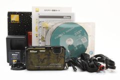 ★極上品★ ニコン Nikon COOLPIX AW100 カムフラージュ 元箱付属 コンパクトデジタルカメラ #1711A22
