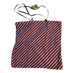 AT302 【タグ付き 未使用】 FITH フィス バッグ レッド ブルー ホワイト ストライプ