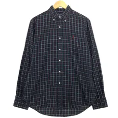 古着 ラルフローレン Ralph Lauren CUSTOM FIT 長袖 ボタンダウンチェックシャツ メンズM相当/eaa486629