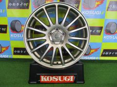 エコフォルム　7J-17　5H100　+53　カローラスポーツ　プリウス　XVなど　中古ホイール　4本　【Y28　大和店】