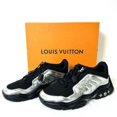 LOUIS VUITTON ルイ・ヴィトン 21AW 1A99TX FD0251 ミレニアムライン　ローカットスニーカー　パテントレザー　ファブリック　size：5 1/2　メンズ　男性用