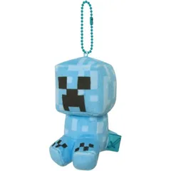 【新品】マインクラフト マイクラ Minecraft ボールチェーンマスコット 帯電 クリーパー（蓄光） ぬいぐるみキーホルダー ゲーム キャラクター