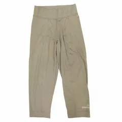 美品 アディダス バイ ステラマッカートニー adidas by Stella McCartney レギンス パンツ レギパン スパッツ スポーツウェア ロゴ プリント サイズXS グレージュ レディース/3/BLM8