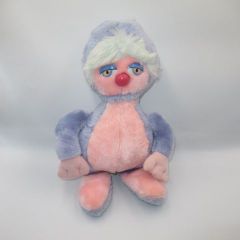 1982 80's PLANET ANIMALS Lavender Doll Figure Plush Toy Alien