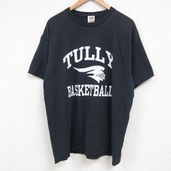 XL/古着 フルーツオブザルーム 半袖 ビンテージ Tシャツ メンズ 00s バスケットボール クルーネック 黒 ブラック 25jun06 中古