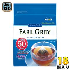 国太楼 アバンス アールグレイ紅茶 三角ティーバッグ 2g×50袋 18個 (6個入×3 まとめ買い)  お徳用 チャック付き