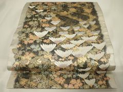 平和屋着物○Maru Factory 丸山正 紬 格子柄 正絹 逸品 DAAS3924ps