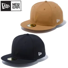 新品 NEWERA ニューエラ 正規品 59FIFTY CAP キャップ 帽子 無地 ベーシック シンプル 刺繍 ロゴ ストレートキャプ フラットバイザー メンズ レディース ユニセックス ウィート キャメル 黒 ブラック 14525231 14525233