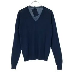 PRADA ネイビー　Vネック セーター 48サイズ s-l1200.jpg