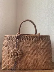 ☆一時的に値下げします！￥9500→￥8500 和装バッグ 籐網代