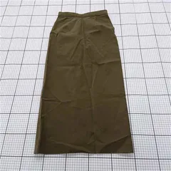 ◇ ⊇ BABYLONE バビロン バックスリット ストレッチ ロング タイト スカート サイズ36 カーキ系 レディース E  【1509100076605】のサムネイル
