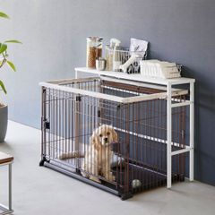 PIWS960 オフホワイト 犬用ケージ 小型 中型犬用 - メルカリ