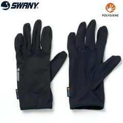 【新品】SWANY スワニー グローブ RC-331 Polygiene Dry Lite Glove ブラック ポリジンドライライトグローブ 手袋 ストレッチ 抗菌防臭 防寒 マルチグローブ 手のひらメッシュ スマフォ対応 ランニング トレイルランニング ト
