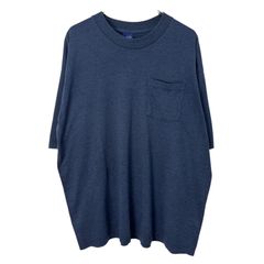 90s HONORS Plain Pocket T-Shirt 【XL】 90年代 無地 ポケットTシャツ 杢 耳付き 古着 ビンテージ ヴィンテージ