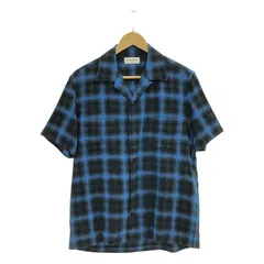 サンローラン青チェックシャツGD登坂着用同型同色