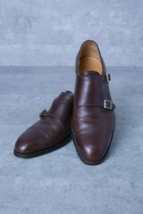 Vass Shoes　ヴァーシュシューズ　ダブルモンクストラップシューズDouble Monk*F　ボックスカーフ