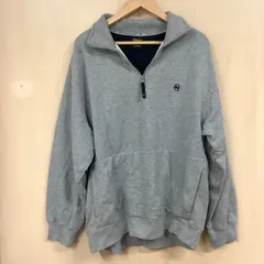NAUTICA COMPETITION ノーティカコンペティション ハーフジップスウェット グレー XLサイズ トレーナー メンズ ヴィンテージ 古着