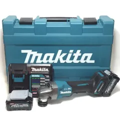 ΘΘMAKITA マキタ ディスクグラインダー 40v 付属品完備 未使用品(S)  GA010GRDX ブルーのサムネイル
