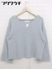 ◇ Simplicite シンプリシテェ 長袖 ニット セーター ライトグレー レディース  【1110120001227】