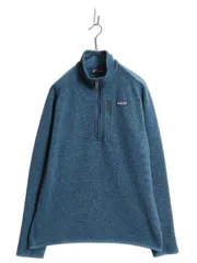 【お得なクーポン配布中!】 パタゴニア ベターセーター ハーフジップ メンズ M 17年製 Patagonia フリース セーター ジャケット プルオーバー ブルゾン ハイネック 青
