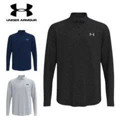【UNDER ARMOUR】 アンダーアーマー UA 1375330  ゴルフポロシャツ UAプレーオフ ロングスリーブ ポロ 〈シェブロン〉 メンズのサムネイル