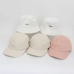 バケットハット・キャップ 5点セット 未使用 帽子 まとめて 大量 レディース 【中古】