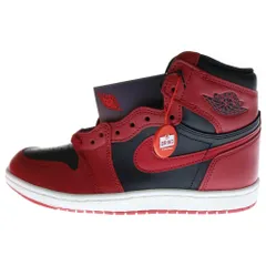 NIKE (ナイキ) AIR JORDAN 1 HIGH 85 VARSITY RED エアジョーダン 1 ハイ 85 バーシティレッド ハイカットスニーカー ブラック/レッド BQ4422-600 US7.5/25.5cm