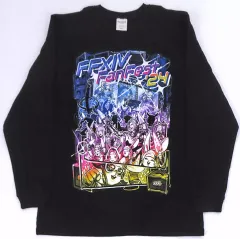 【中古】Tシャツ MOON PARTY ロングスリーブTシャツ ブラック Lサイズ 「ファイナルファンタジーXIV ファンフェスティバル2024」