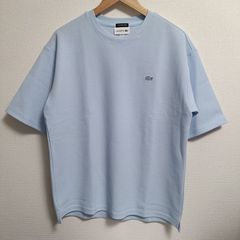 ビューティ&ユース  ユナイテッドアローズ別注ラコステ  鹿の子Tシャツ 3 ライトブルー  美品