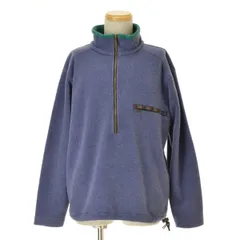 【L.L.BEAN】90s チロリアンテープ ハーフジップ プルオーバーフリースジャケット