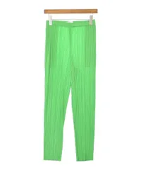 プリーツプリーズ　パステルグリーン　イージーパンツ　ストレート　極美品 プリーツプリーズ パステルグリーン イージーパンツ ストレート 極美品