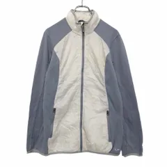 CG by Champion ジャケット L ホワイト パープル ジップアップ ポケット 古着卸 アメリカ仕入 a512-5705