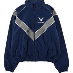 古着 00年代 米軍実品 U.S.AIR FORCE SKILCRAFT PTU トレーニングジャケットナイロンジャケット USA製 X-SMALL/REGULAR/eaa574742