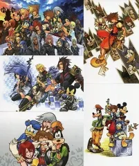 【中古】ポストカード(キャラクター) プレミアムポストカードセットB 「キングダムハーツ×SQUARE ENIX CAFE」