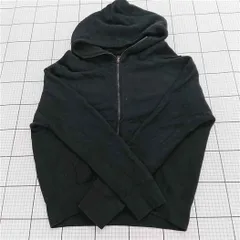 ◇ ⊇ antiqua アンティカ フーディ 長袖 ジップアップ パーカー 表記なし ブラック系 レディース E  【1508060010810】