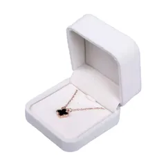 【新着商品】7*7*4cm) 白色ボックス(ネックレス/ペンダントボックス ペンダントケースホワイトジュエリーギフトボックスネックレスホルダー ネックレス TIANYING