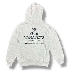 Gary Yamamoto パーカー ホワイト M Gary Yamamoto パーカー ホワイト M