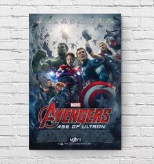 【フレーム付-黒-】 映画ポスター アベンジャーズ エイジオブウルトロン AVENGERS AGE OF ULTRON マーベル A3サイズ US版 mi1