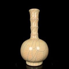人間国宝 島岡達三 地釉象嵌縄文 花入 切子 23cm 花瓶 益子焼 - メルカリ