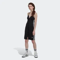 アディダスオリジナルス レースアップ ストラップワンピース キャミソールドレス レディース ストリートファッション ドレス WOMEN ALWAYS ORIGINAL LACE－UP STRAP DRESS HK5084 BLACK