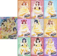 [중고] 상품 세트 집합 아크릴 패널 + L판 브로마이드 9장 세트 [러브라이브! 선샤인!! Aqours 5th LoveLive!-Next SPARKLING!!- Blu-ray Memorial BOX 완전 생산 한정판] A-on STORE